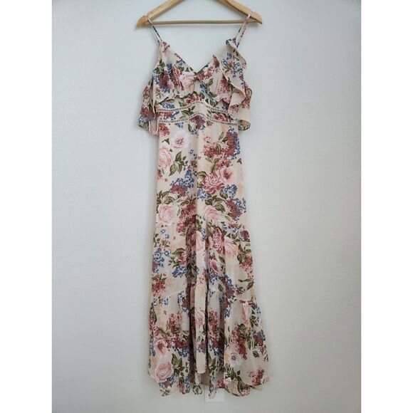 ASTR the Label Floral Ruffle Maxi Dress | Size S - Picture 1 of 6